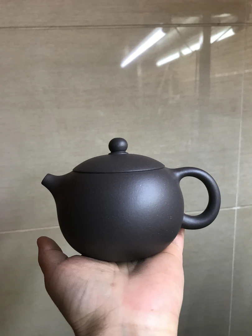 宜兴紫砂—-西施天青