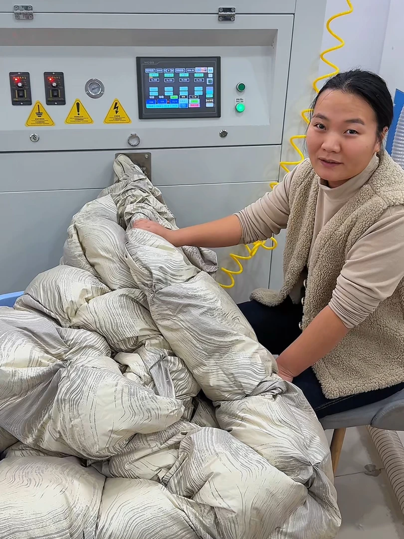 自产自销！95白鹅绒被羽绒被春秋被子被芯高奢女王被保暖冬被立体