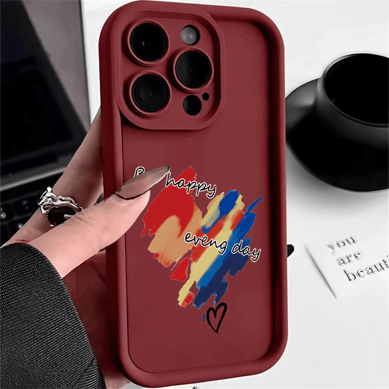 彩虹爱心iphone15苹果13华为vivo小米14OPPO一加12创意女款手机壳