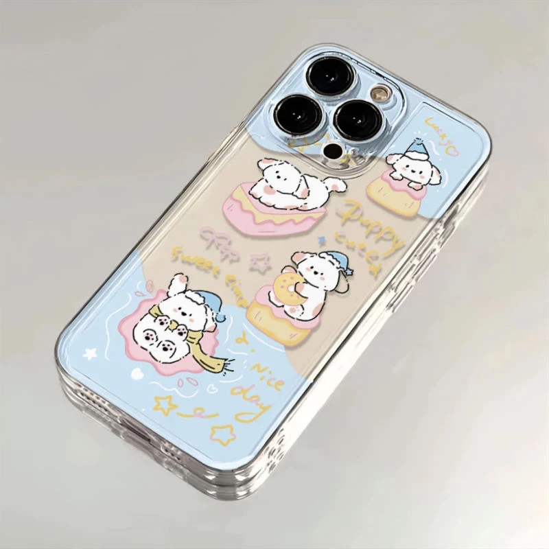 可爱小狗苹果oppo华为vivo小米iPhone12趣味13卡通14情侣15手机壳