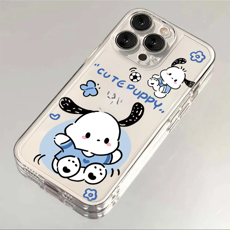 可爱帕恰狗iphone15苹果13华为vivo小米14OPPO一加小众透明手机壳