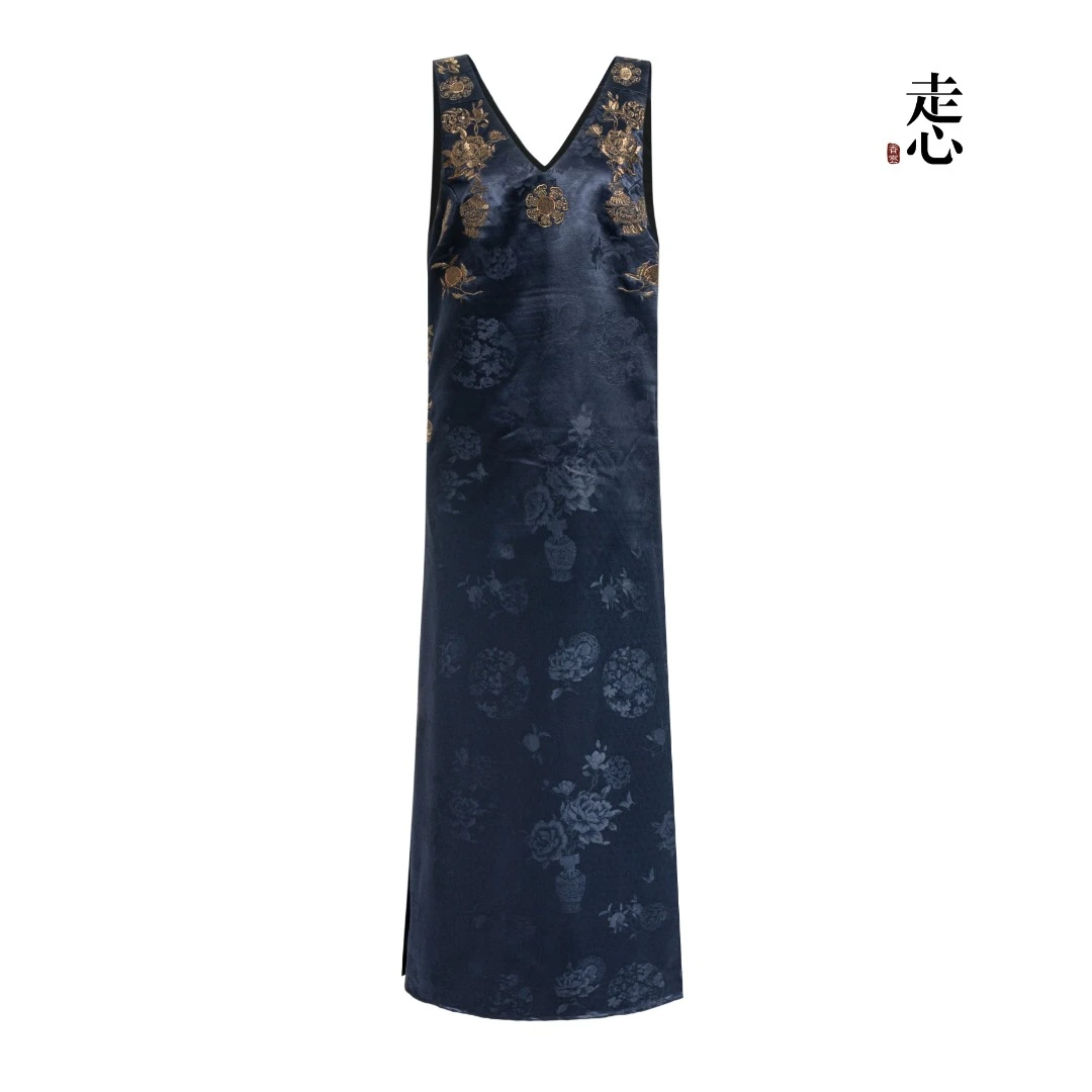 【走心非遗】五福苗绣系列连衣裙24Z25601