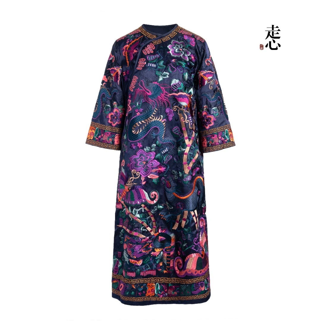 【走心非遗】十二生肖旗袍连衣裙24ZWT3887