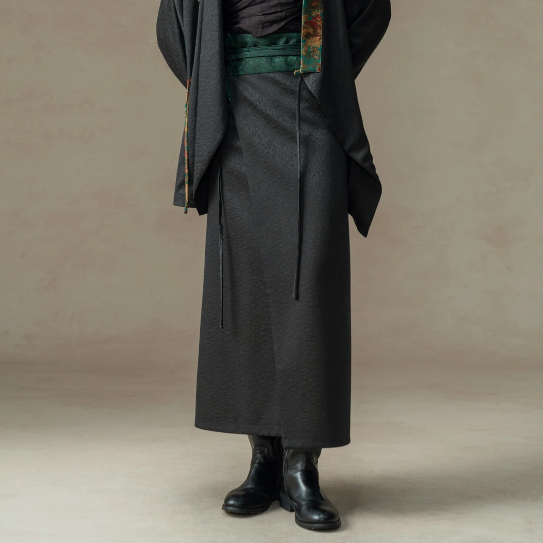 【走心香云纱非遗】正绢半裙23ZY21150139时尚休闲夏季桑蚕丝通勤