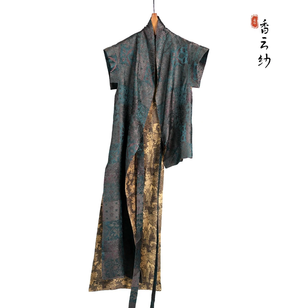 【香云走心】非遗藏袍连衣裙23ZWF044优雅休闲时尚民族藏袍桑蚕丝