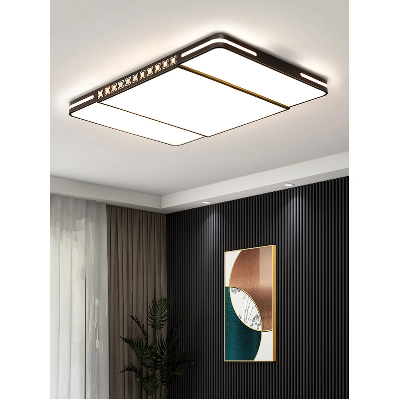 2024新款客厅灯简约现代大气家用吊灯卧室灯LED吸顶灯长方形灯具