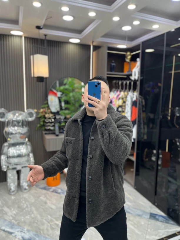 SH轻奢时尚高端男士潮流小怪兽休闲外套 88928