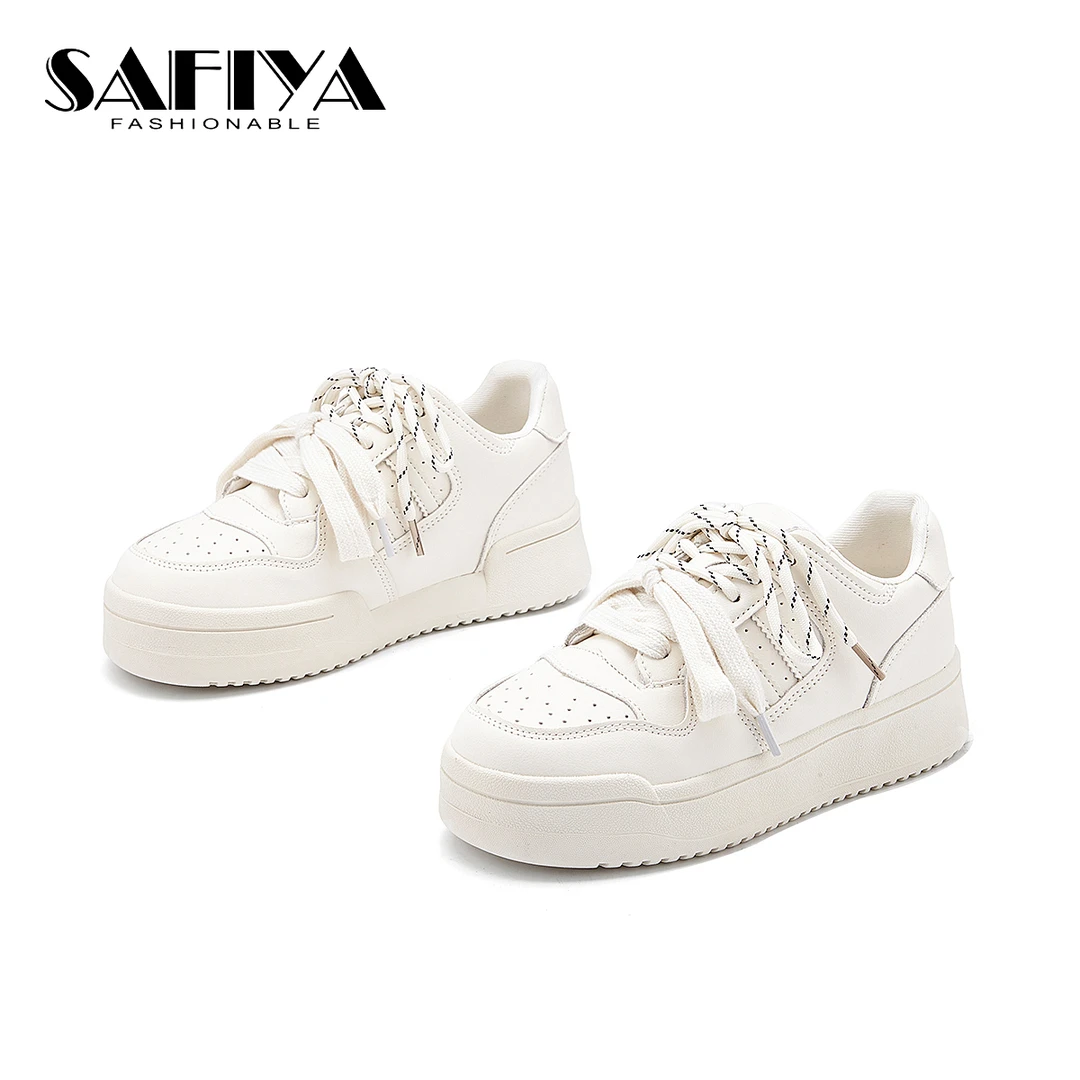 索菲娅Safiya2024冬季新款时尚休闲舒适轻便舒适小白鞋SF44112A22