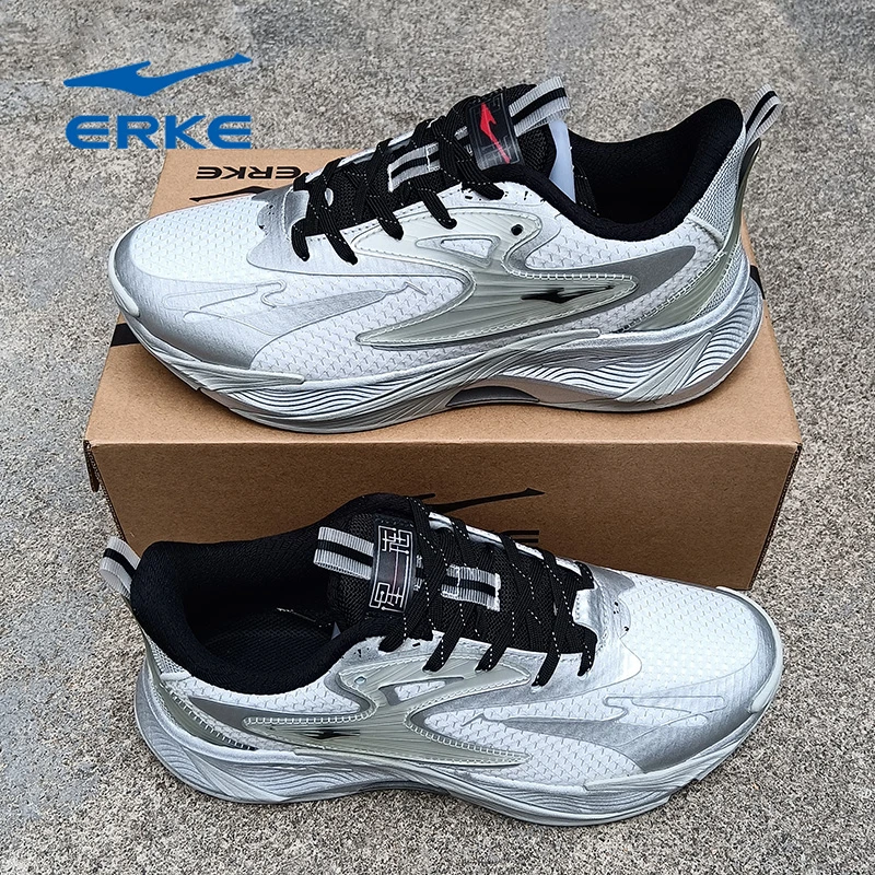 erke/鸿星尔克跑步鞋时尚秋冬耐磨防滑男款休闲运动跑鞋减震男士