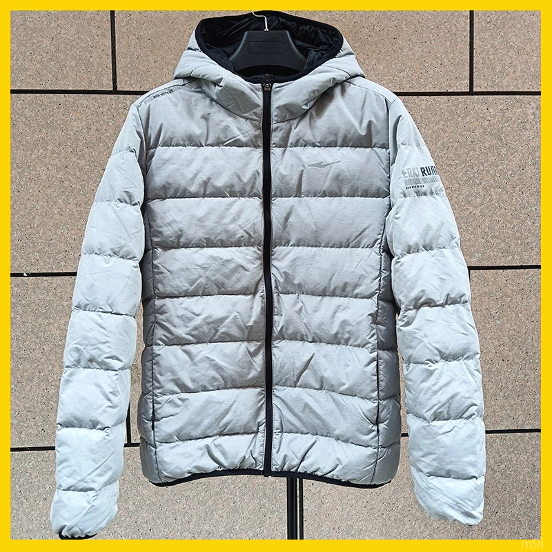 erke/鸿星尔克潮流秋冬羽绒服韩版运动时尚女士轻薄保暖连帽休闲