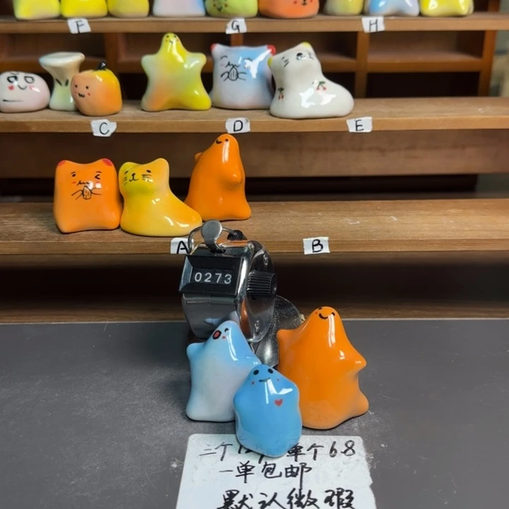 摆件手工陶瓷小摆件273