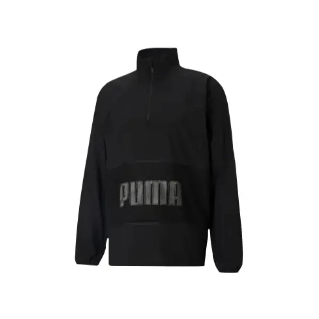 PUMA/彪马男士黑色立领春秋季时尚休闲舒适夹克外套 520120-01