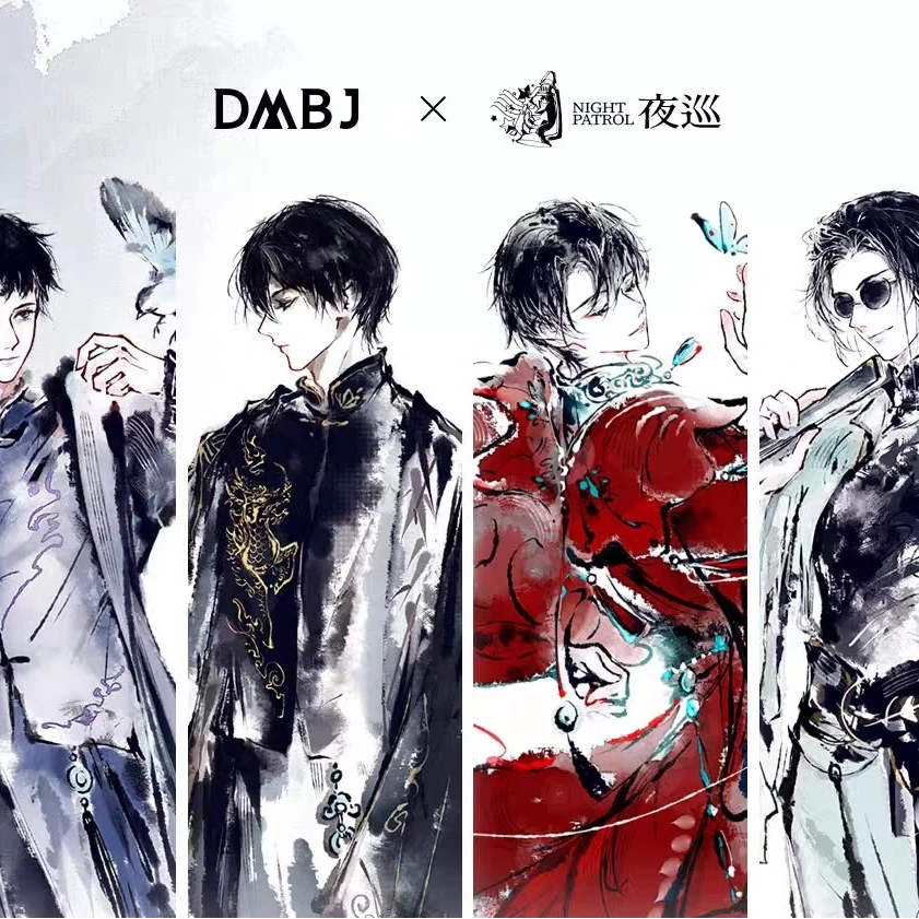 【新品】夜巡正版盗墓笔记墨影系列吴邪张起灵黑眼镜解雨臣拍立得