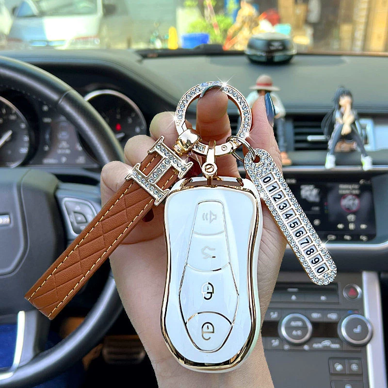 吉利博越pro钥匙套21款星越汽车钥匙包专用壳扣全包高档