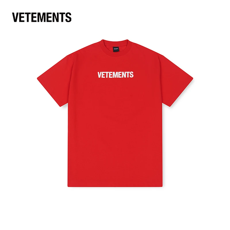 VETEMENTS夏季新款男士短袖T恤情侣潮流时尚休闲百搭T恤
