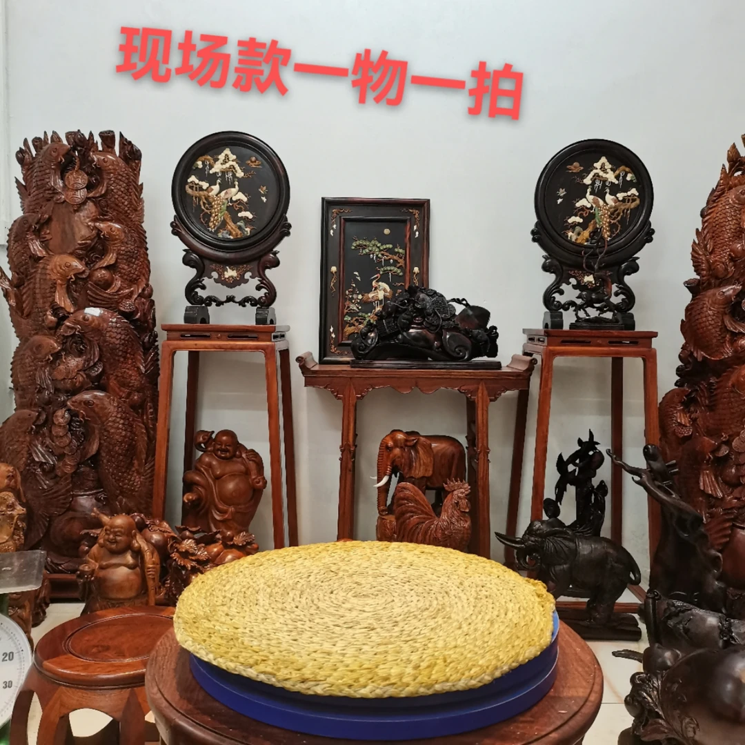 【定制链接 - 现场款】实木手工雕刻艺品 花梨木 酸枝木 一物一拍
