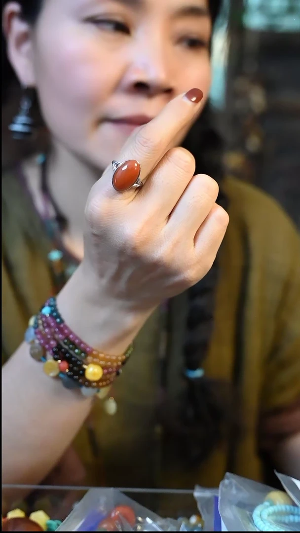 【闪购商品】南红玛瑙戒指未镶嵌全量