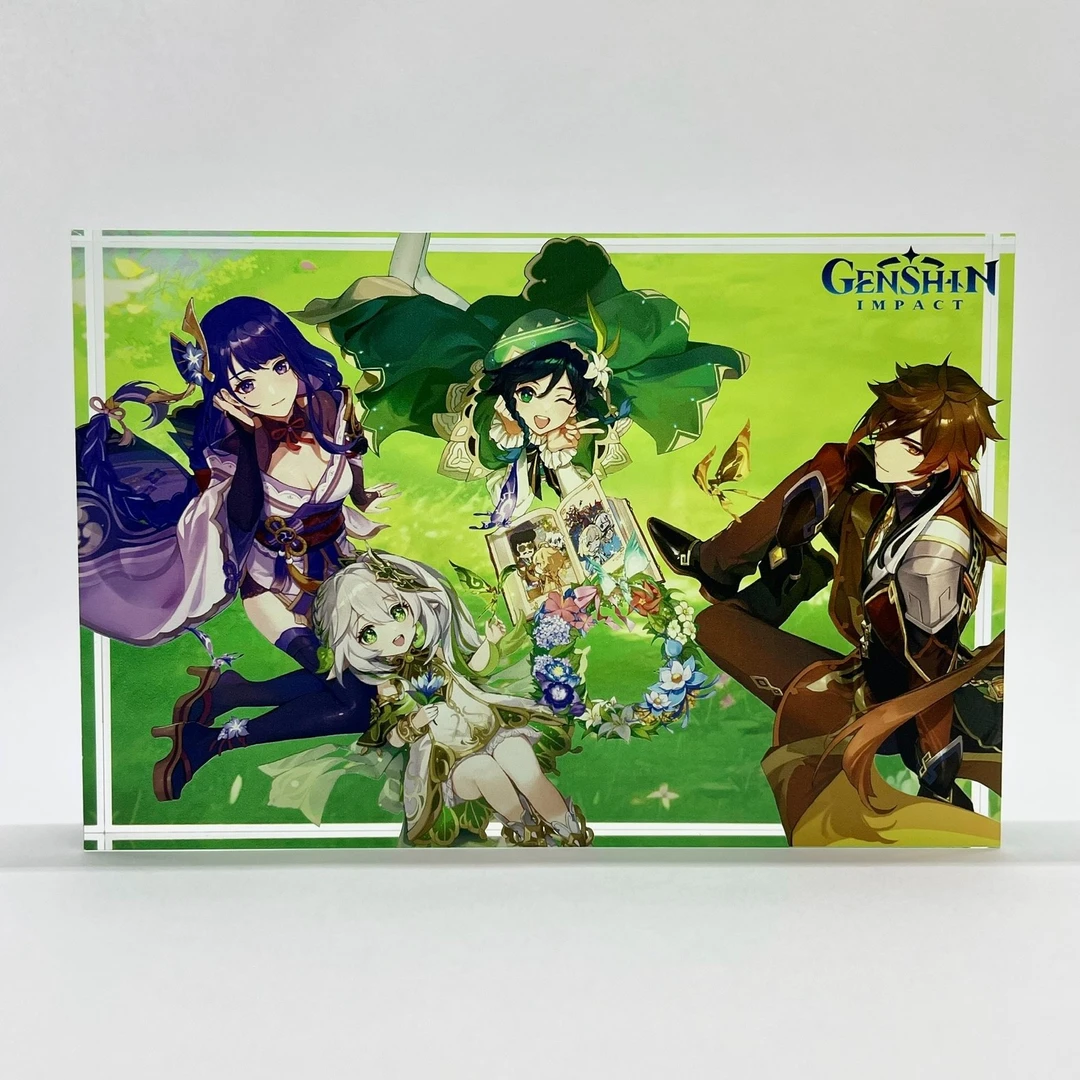 原神人物12×8高透亚克力时尚摆件手办搭子