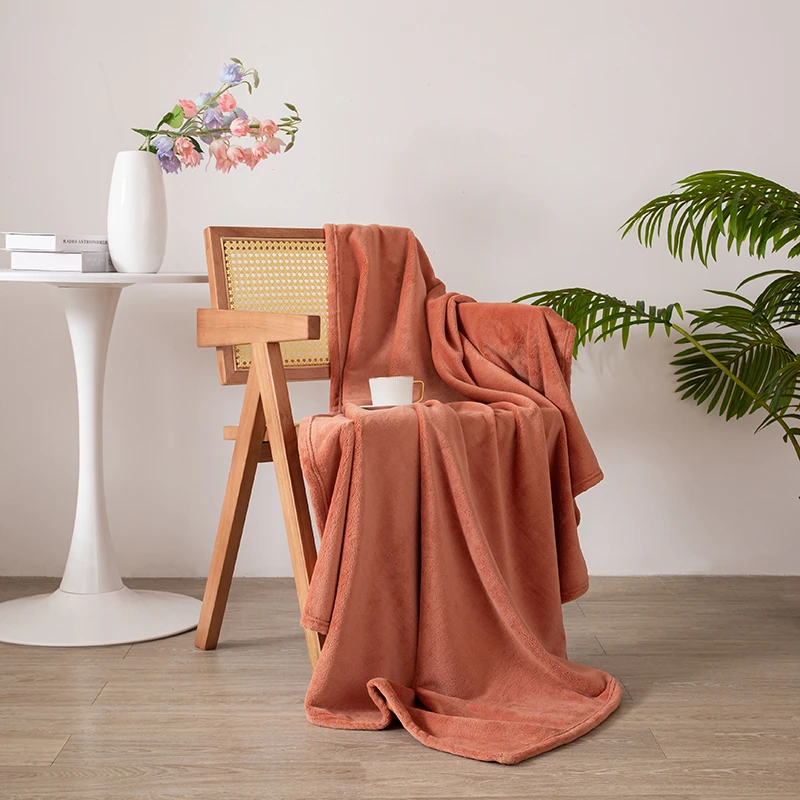 【48h发货】佑家A类牛奶绒毛毯-办公家用午睡毯