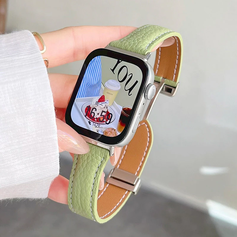 适用华为fit3表带手表新款小蛮腰荔枝皮夏天FIT4替换带女生男配件