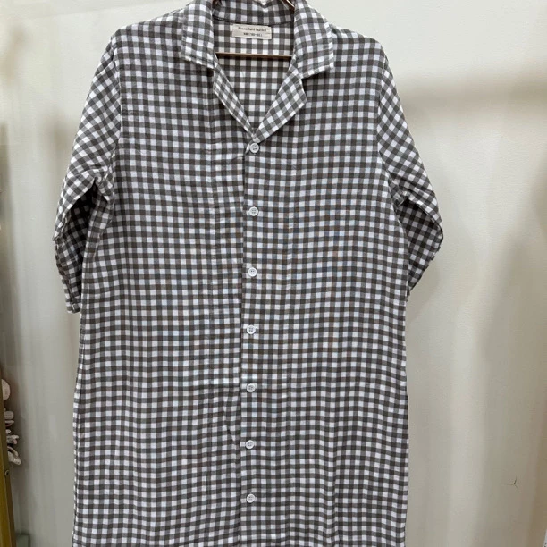 已开价 外贸原单剪标换标 全棉双层纱家居服 柔软亲肤 （略有缩水）