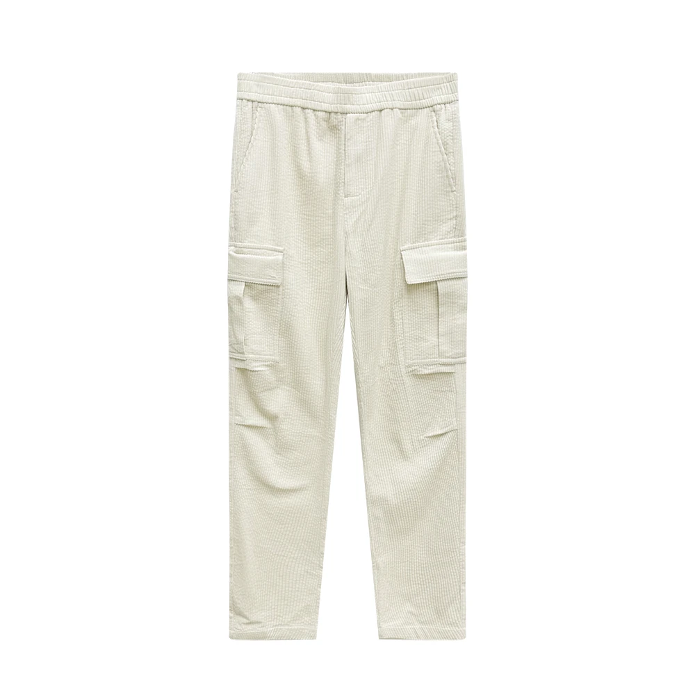 Dite迪特秋冬男士工装休闲裤灯芯绒厚款直筒长裤