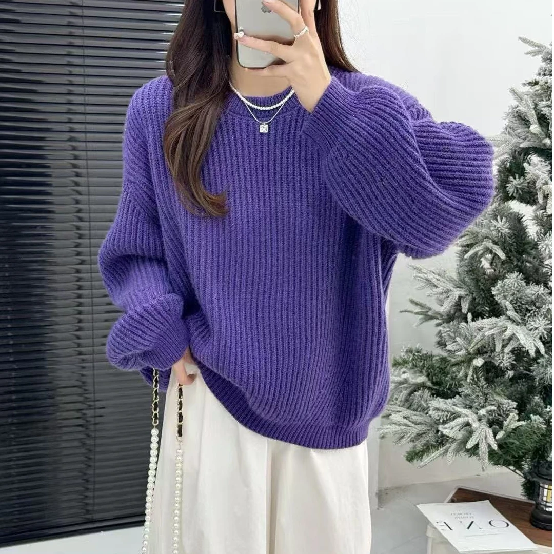 【张金】修身显瘦百搭气质洋气宽松大气高品质厚毛衣