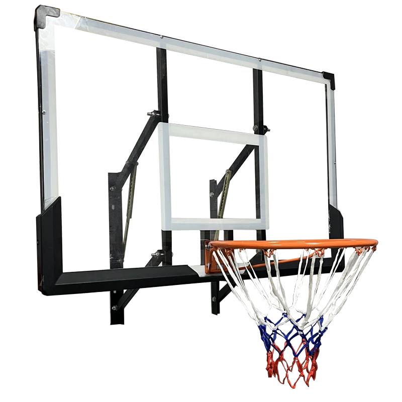 冠盟成人儿童手推升降款篮球架壁挂式篮筐篮球框家用