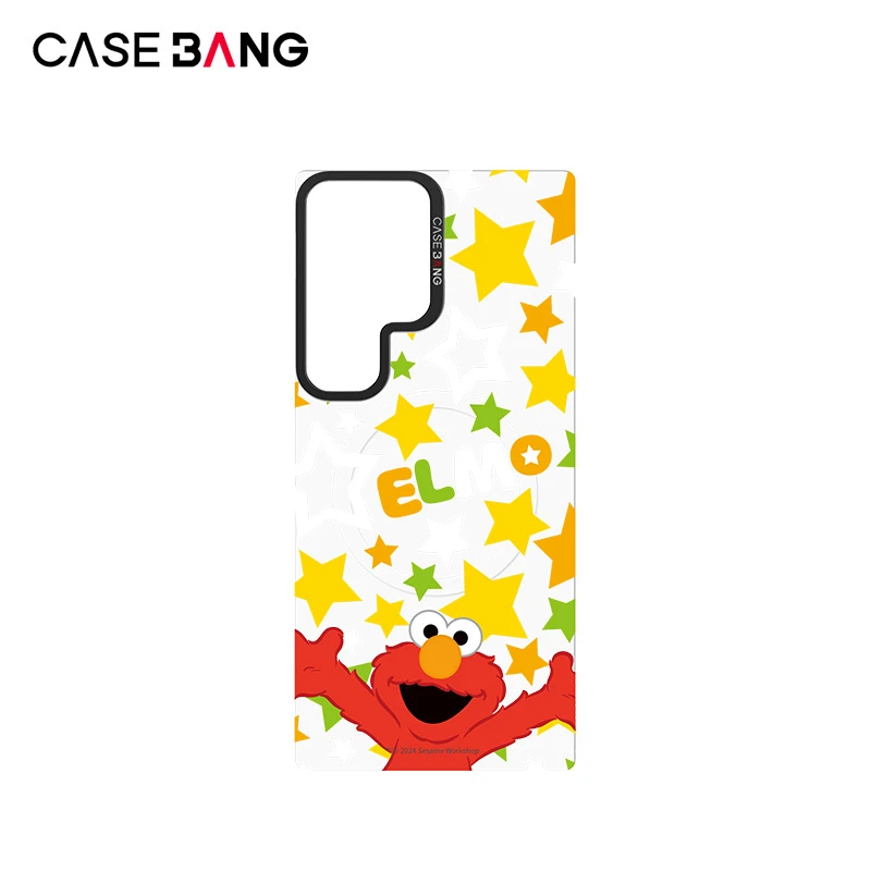 CASEBANGx芝麻街联名磨砂款适用于三星手机S24背盖磁吸潮可爱创意