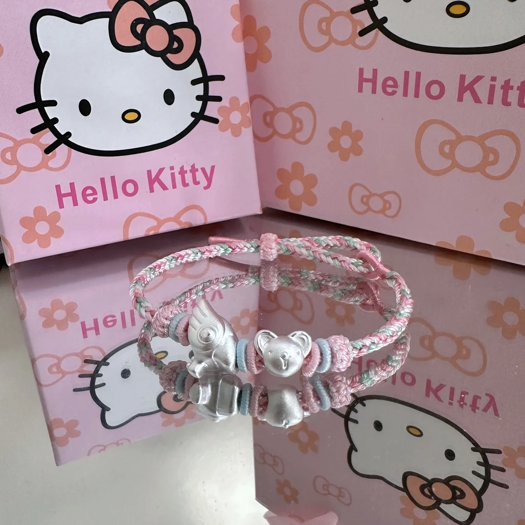 足银手链 足银999魔卡少女樱库洛牌手链小可封印钥匙送闺蜜礼物