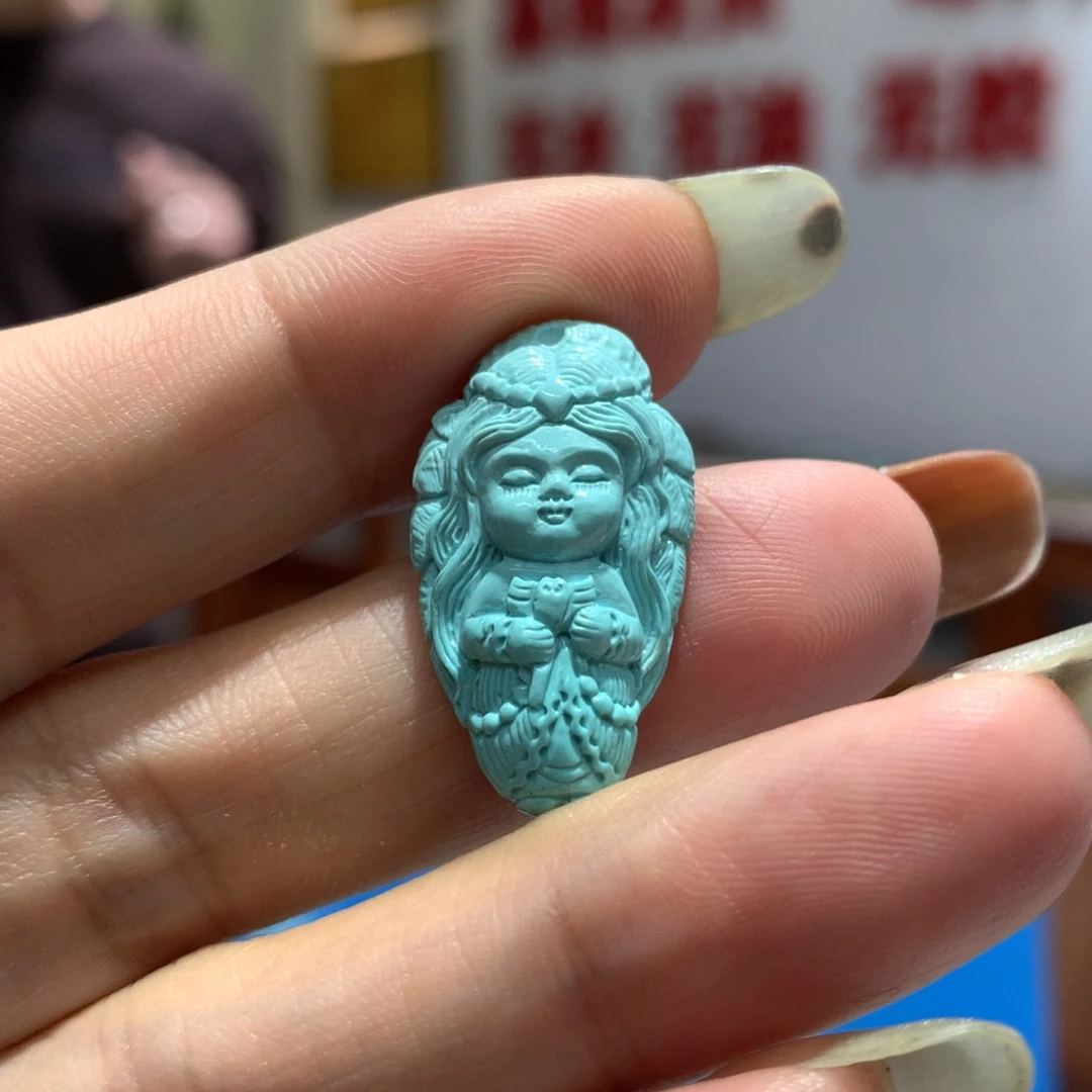 绿松石配饰未镶嵌