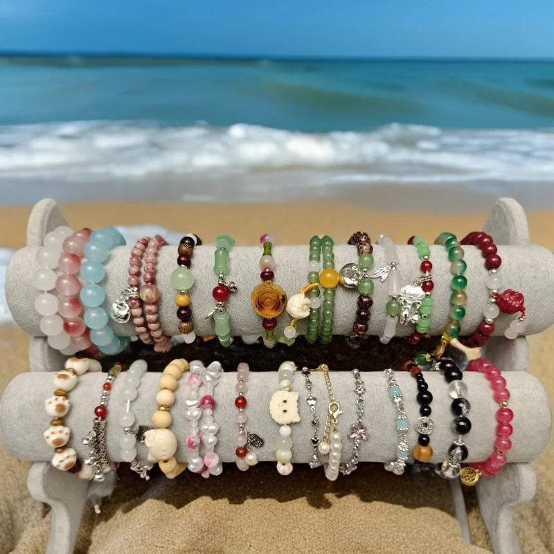 合金琉璃手链 百搭手链拆拆拆拆，气质小众百搭饰品彩色