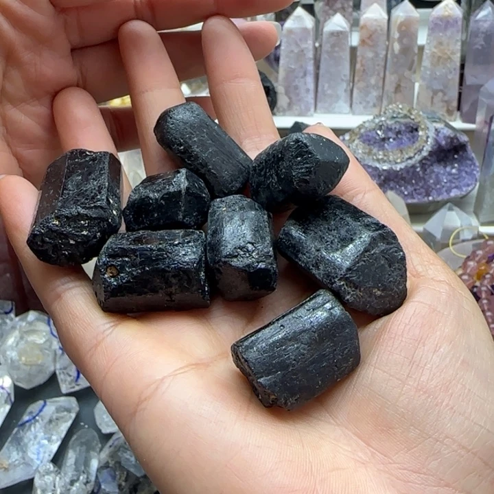 碧玺黑碧玺58未镶嵌