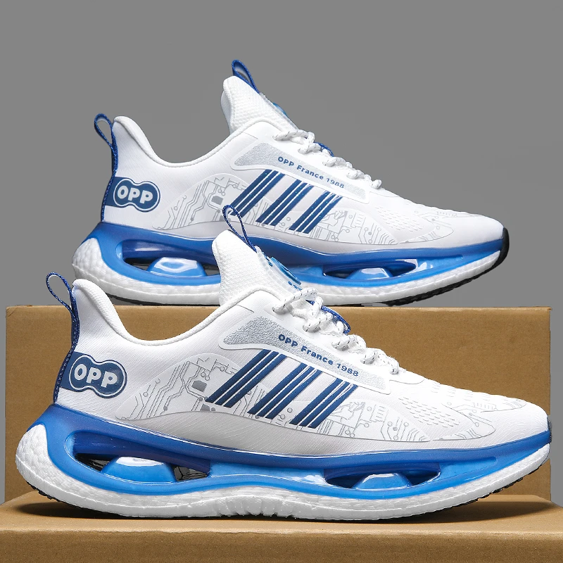 皮面防水男鞋2023秋冬季新款百搭运动老爹鞋男士休闲跑步鞋子男款