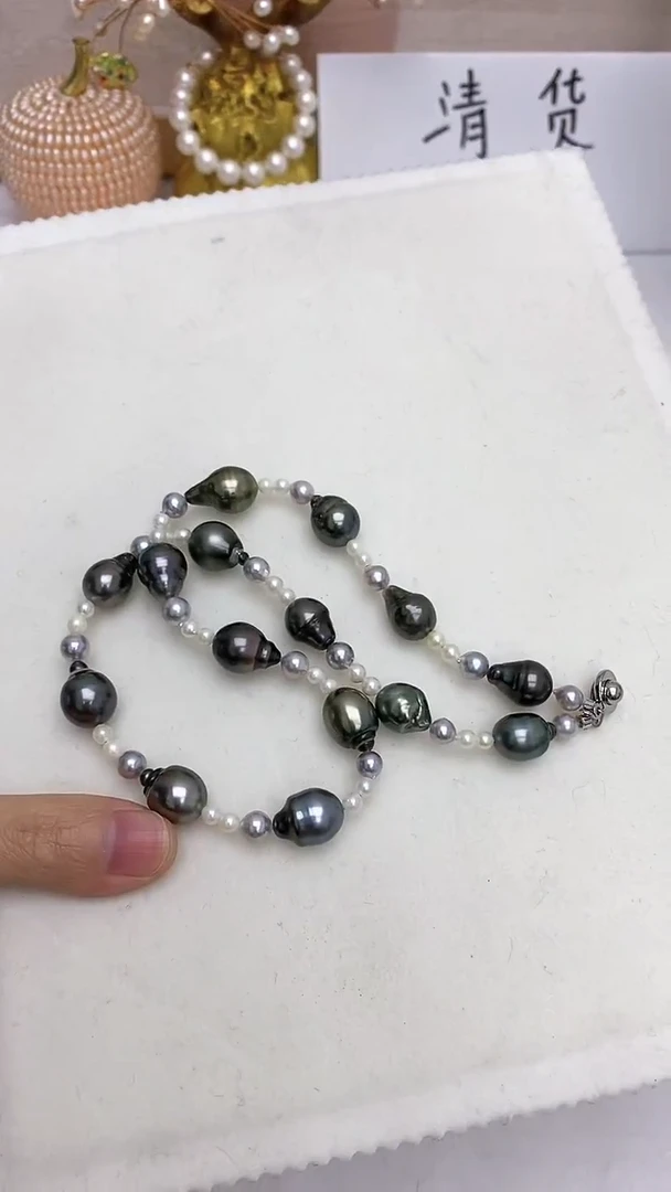 【闪购商品】海水珍珠颈饰银S925镶嵌A4109