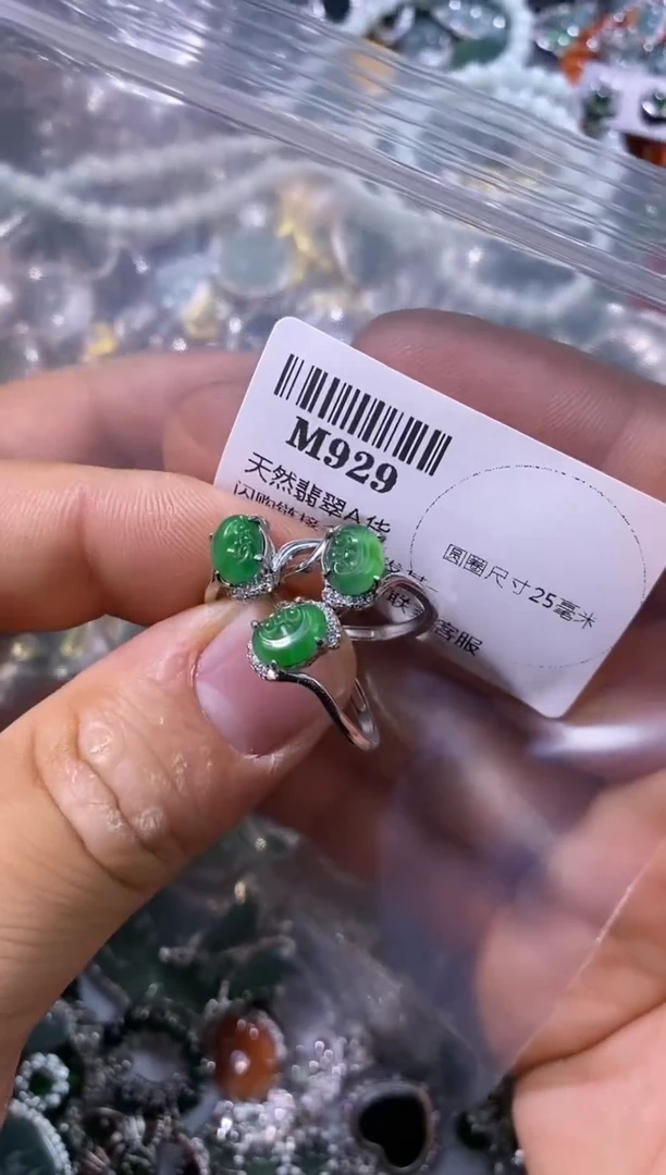 【闪购商品】翡翠颈饰未镶嵌M929戒指 多样性发其一
