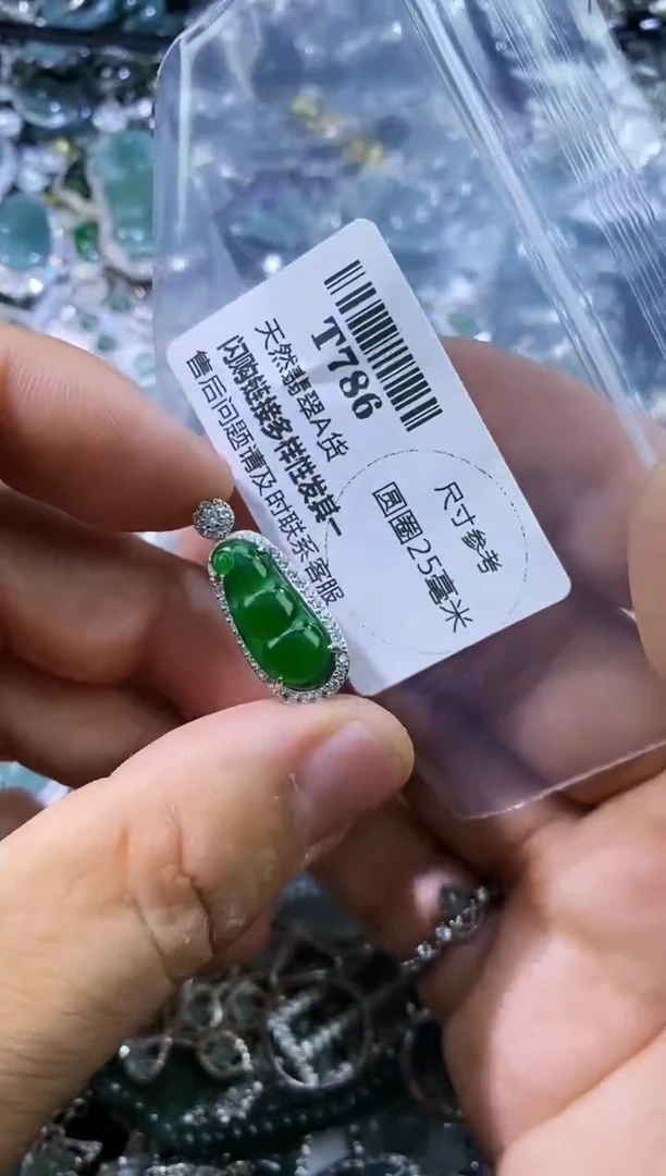 【闪购商品】翡翠颈饰未镶嵌T786吊坠