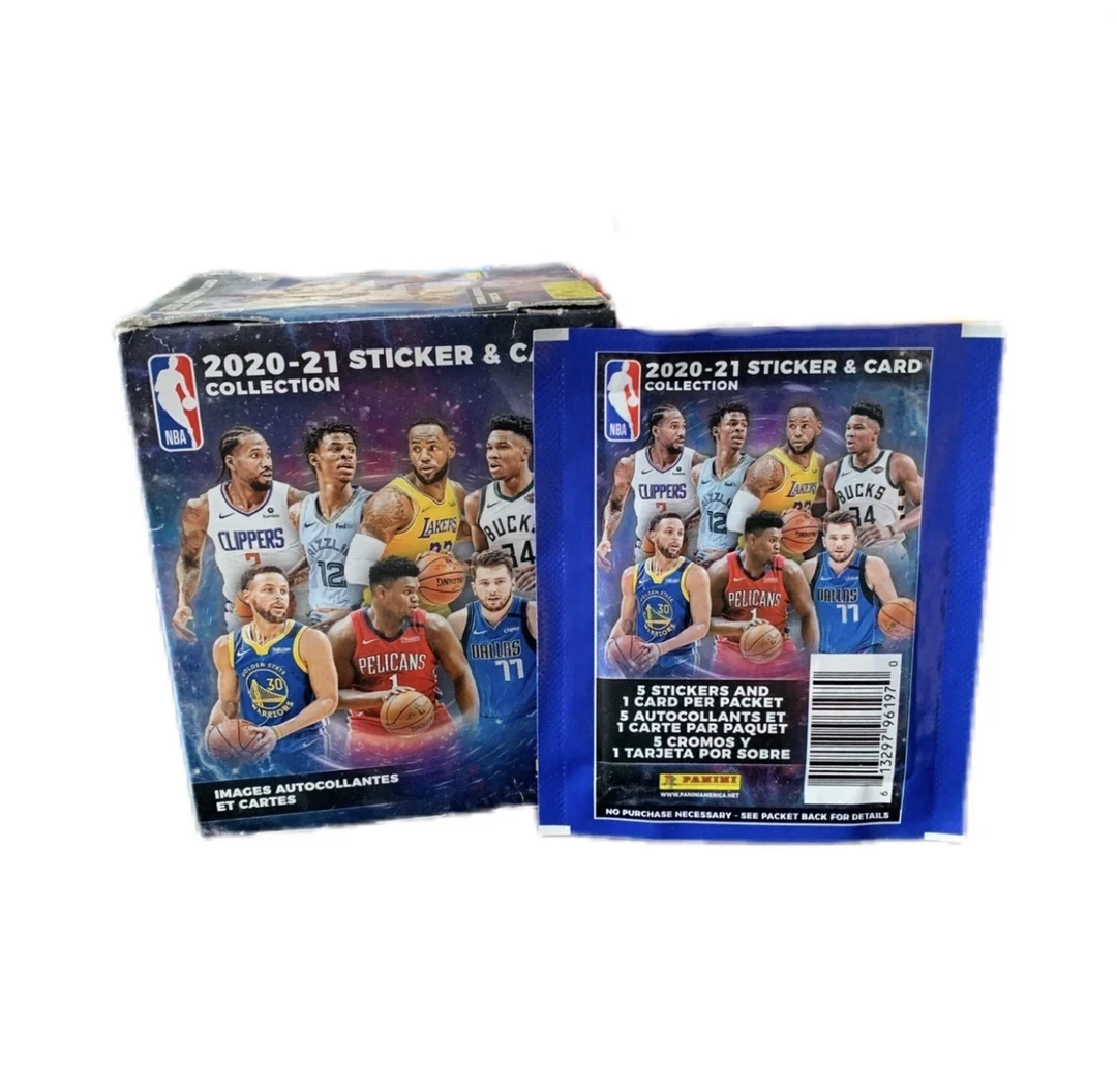 帕尼尼 2020-2021 nba 贴纸盲盒 爱德华兹 三球 哈利伯顿