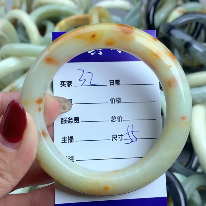 【闪购商品】蛇纹石玉手镯未镶嵌