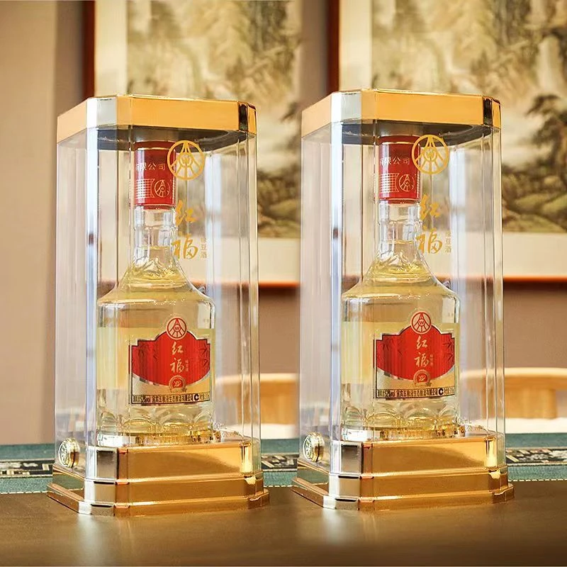 红福仙林生态酿酒红福熊猫桶2瓶浓香型白酒礼盒装52度500ml