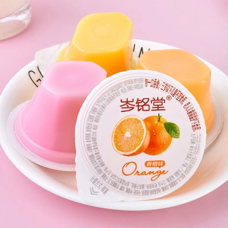 果冻果味果冻休闲零食优酪果冻QQ弾弹果味型食用冷藏橙味老少皆宜