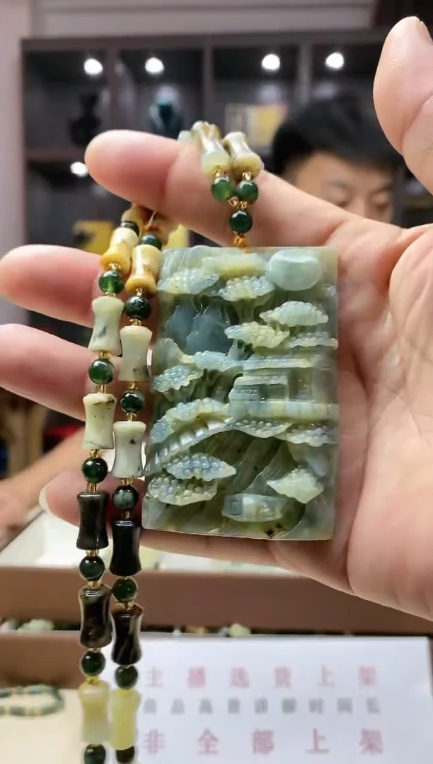 【闪购商品】蛇纹石玉挂件未镶嵌多样性发货一个
