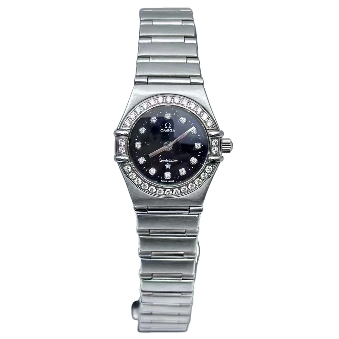 95新 Omega/欧米茄 星座系列/后钻/22.5mm表径/石英/气质/简约