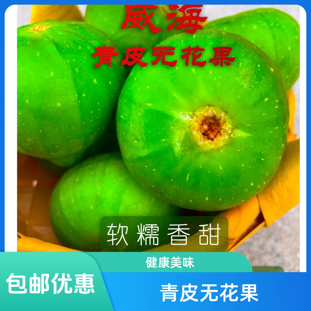 【顺丰空运】五斤威海青皮无花果-中果露天甜糯成熟香甜包赔