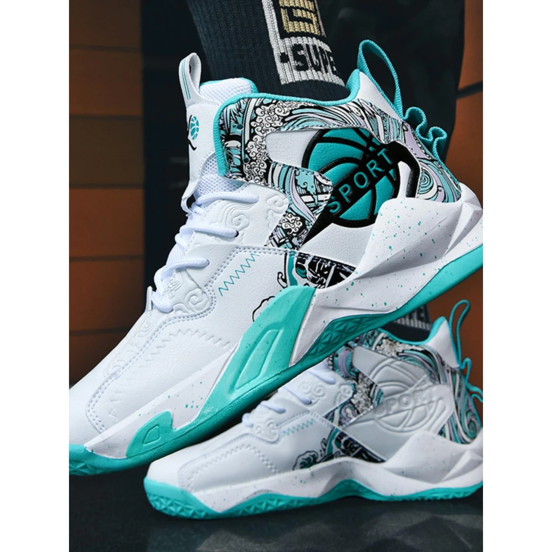 品牌断码骑行鞋实战篮球鞋男女秋冬保暖减震软底运动鞋学生耐磨大