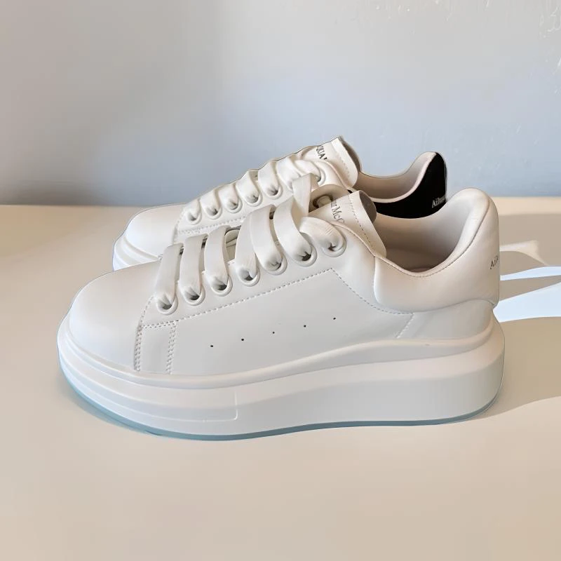 1987达思图春季新款厚底增高女休闲百搭松糕底小白鞋板鞋