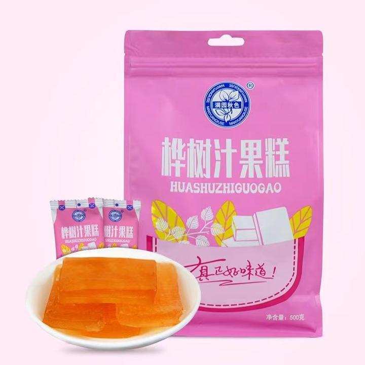 满园秋色桦树汁果糕500g