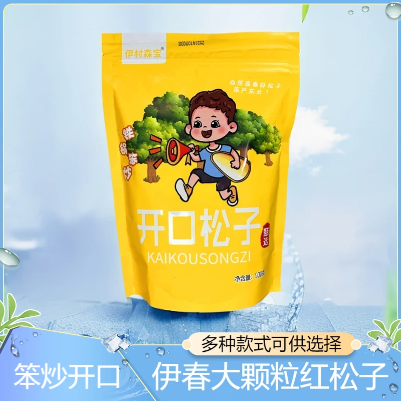 伊春笨炒大颗粒红松子500g
