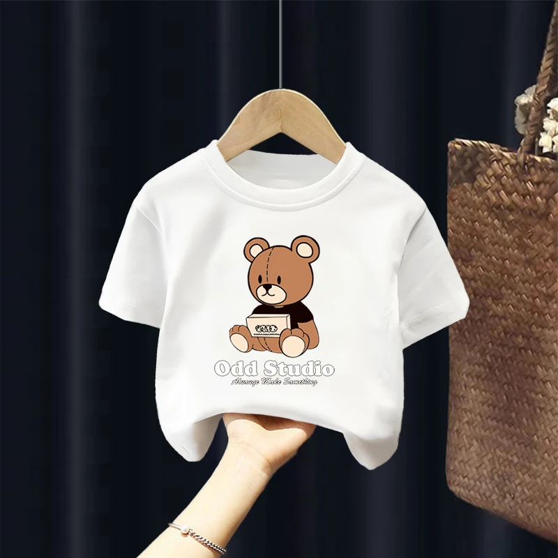 100%纯棉男童短袖T恤夏装新款男童宝宝婴儿童装洋气小女孩衣服潮