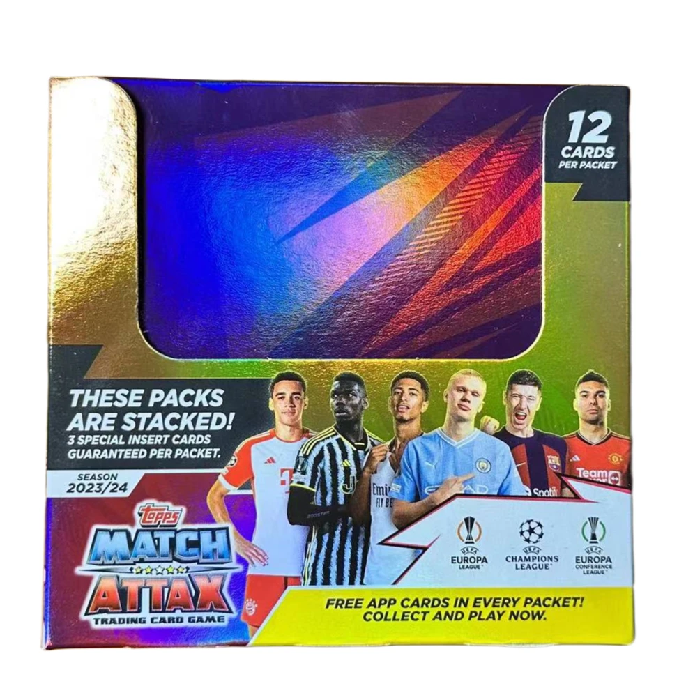 23-24 足球 topps 欧战 Match Attax packet 球星卡 游戏版（代拆）